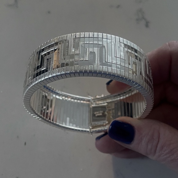 Silver Geometric Bracelet